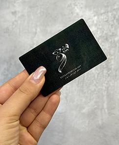 کارت ویزیت تیراژ محدود لمینت براق دورو سایز 9 در 6